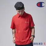 【BRAND T】日版 CHAMPION POLO TEE C3-P306 紅色*刺繡*草寫*LOGO*短T*POLO衫