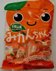 Japanese Kawaguchi Fruit Hard Candies - Mikan Chan (Mandarin Flavor) - 100g