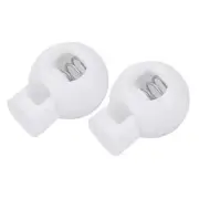 Plastic Spring Cord Locks (0.24" x 0.2")10pcs, Single Hole Spring Stopper