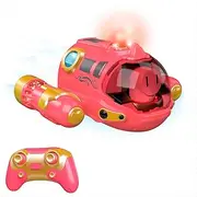 RC Boats for Kids Pool Toys, Remote Control Boat for Kids with Spray and Lights (Red)