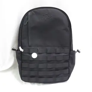 LACOSTE CORDURA 雙肩後背包 筆電夾層 NU3906SR000 黑【iSport愛運動】