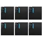 6x Jasart Academy 12x12" Thin Edge Stretched Cotton Canvas Art Painting Board BK