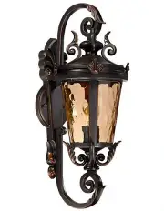 [SOGA] Vintage Lantern 70cm Aluminum & Glass Wall Light Classic Lantern Design