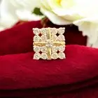 Stunning 0.18 Cts Round Brilliant Cut Diamond Nose Stud 18K Yellow Gold