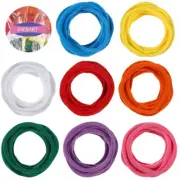 288pcs Weaving Looms Loops Cotton Loom Potholder Tool Elastic Bands Crafts