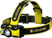 Ledlenser, iH9R High Power LED Professional Headlamp, Rechargeable or AA Alkaline Batteries, Multicolor LED, Red/Green/Blue Functions, 600 Lumens