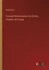 Personal Reminiscences by Chorley, Planche, and Young by Anonymous Paperback Boo