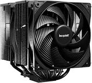 be quiet! Pure Rock Pro 3 Black CPU Air Cooler | 6 High Performance 6mm Heat Pipes with HDT Technology | 120mm Quiet PWM Fan | AMD:AM4 AM5/Intel LGA 1700/1150/1151/1200 | Black | BK042