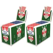 12 Decks Queen's Slipper 500's Playing Cards Blue/Red Bulk 500