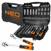 Neo Tools 1/2 1/4 Socket Screwdriver Bit Set 110 Pcs Automotive Mechanic Kit