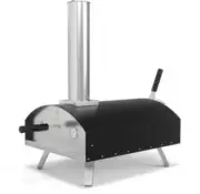 Stoke 5pc 13” Propane Outdoor Patio Pizza Oven W/Stone, Weatherproof Cover,Peel