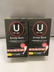 U by Kotex Liners Regular Barely There 2-Pack New