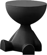 Side Tables - Round Metal Frame Table, Multi Purpose Tabletop Stand, Living Room Piece | Stylish Bedside Utility Surfaces Lounge, Corners Entryway and Contemporary for Home Layout Enhancement