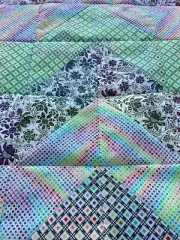 Smidge quilt kit featuring Tula Pink ROAR! coordinating fabrics