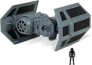 STAR WARS Micro Galaxy Squadron TIE Bomber - 5-Inch Starfighter Class Vehicle with 1-Inch TIE Pilot Micro Figure Accessory