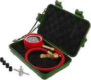 LOORGVEL 1 Set Tire Pressure Mechanical Dial Gauge for Accurate Tire Pressure Monitoring Easy Installation Construction for Automotive Modification Projects