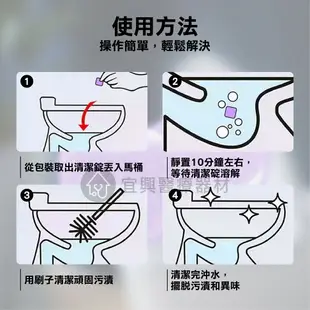 馬桶清潔錠 多功能除垢清潔漂白錠 馬桶去污清潔錠 強效除臭錠 馬桶清潔劑 水管清潔錠 氯錠 馬桶清潔