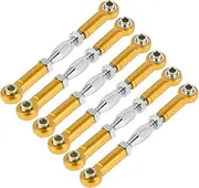 ORFOFE High Turnbuckle Rod Linkages 71mm Length for 1/10 RC Car Upgrade Fit HPI Yellow