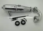 RCRENEW RAPTOR 2034 .21 .28 nitro engine exhaust pipe 1/8 truggy truck max SPEED