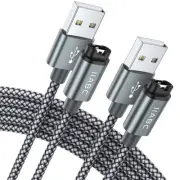 Charger Cable with Garmin Watch, 2-Pack 3.3FT USB Charger Cable Data Transfer...