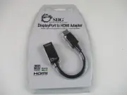 SIIG DisplayPort to HDMI Adapter (CB-DP0062-S1),Black