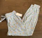 Jaclyn Smith Fall pajama pants sz M Jogger style Coffee Pumpkin Latte New