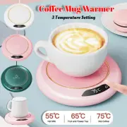 Coffee Mug Warmer USB Constant Temperature Coaster 3-Gear Cup Warmer Milk Tea