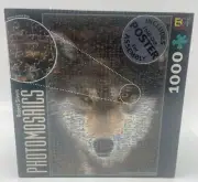NEW Robert Silvers PHOTOMOSAICS Grey Wolf 1000 pc 27" x 20" Puzzle with Poster