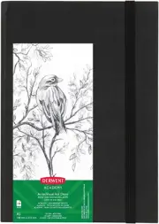 Derwent A5 Portrait (128 Pages) Academy Casebound Visual Art Diary, A4 (R31300F)