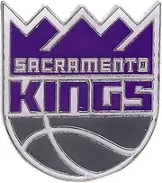 aminco NBA Sacramento Kings Logo Pin NBA-PN-001-28, Purple, Size 1