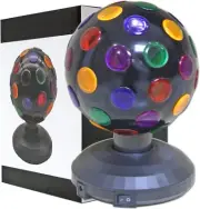 360 Degree Rotating Disco Ball Night Light Disco lamp LED Stage Flashing Light
