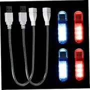 1 Set of USB Flash Drive Type Plug-in USB Night Light Computer Keyboard Light