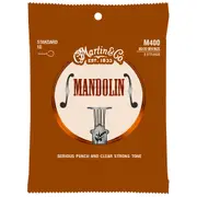 Martin Guitar M400 Mandolin Strings 80/20 Bronze Light Gauge
