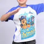 【PAW PATROL 汪汪隊立大功】恐龍救難隊主題兒童抗UV排汗T-SHIRT-藍(汪汪隊 排汗衣 戶外 上衣 短袖)