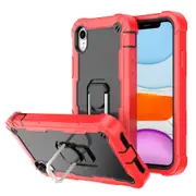 MCC Stylish Shockproof iPhone XR Case Cover Apple iPhoneXR Heavy Duty [Red+Black]