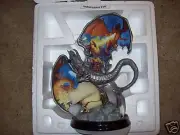 Myles/Miles Pinkney HARNESSING EVIL Silver/Blue dragon collectible
