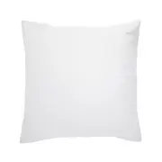 Bambury Home Living Decorative Linen Euro Pillowcase Ivory Linen Woven 65 x 65cm