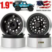 1.9" Metal Beadlock Wheel Rim for 1/10 RC Axial SCX10 CC01 RC4WD TRX-4 90046