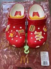 Crocs Classic Clog McDonald's Men Size 7 Women Size 9 Red NEW IN BAG