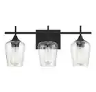 Savoy House Octave 3 Light Bath Bar, Black - 8-4030-3-BK