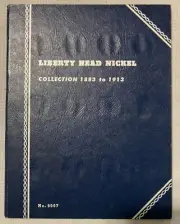 Vintage Unused (NEW) Whitman Liberty Head Nickel Folder No. 9007 (1883-1913)