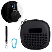 Shockproof Eva Bag for Bose Soundlink Micro Speaker - Portable with Rope & Metal Buckle Black