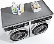 OrderCrafters Washer Dryer Countertop Cover, 51.2" x 25.6", Gray, Waterproof, Silicone