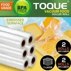 Toque 2 Rolls 22cm and 2 Rolls 28cm Commercial Grade Vacuum Food Sealer Bag