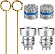 SANTUO 6 Pcs 1.1 Orifice Foam Cannon Orifice Nozzle and Foam Maker Meshes Filter Kit with 1.1 mm Universal Thread Tips for Chemical Guys Snow Foam Car