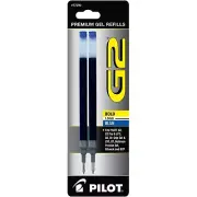 77290 Pilot G2 Gel Rollerball Pen Refill, Bold 1.0mm, Blue Ink, 3 Packs of 2