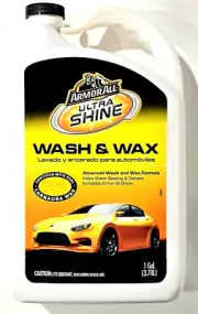 Armor All Ultra Shine Wash & Wax Advanced Formula Helps Water Bead Gallon