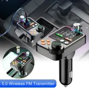 Bluetooth FM Transmitter Car Bluetooth MP3 Player Reusable Double USB pavsj