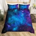 Set Double,Girls Boys Kids Bedding & Linen,Outer Space Duvet Cover Galaxy Stars