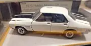 Trax 1:43 Opal Series TO04 1973 Holden Monaro GTS Sedan Glacier White/Black New